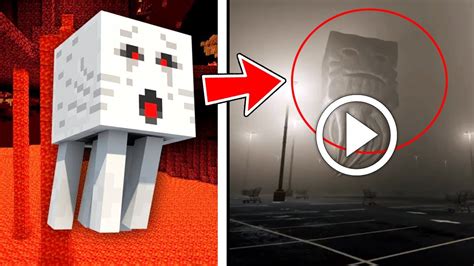 Mobs De Minecraft Grabados En La Vida Real 😱 Youtube