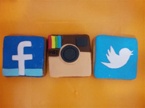 Instagram Facebook And Twitter Cookies Jocakes