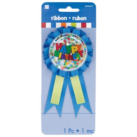 Badge Happy Birthday Confetti Award Ribbon