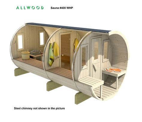 Allwood Barrel Sauna 400 Whp Financing Now Available