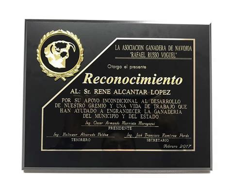 Mensajes De Reconocimientos Para Placas B0e