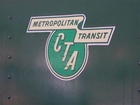 Vintage Cta Logo Chicago Transit Authority Cta Logo On