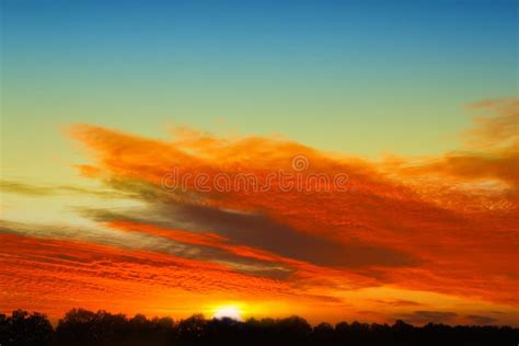 Beautiful Morning Sky Stock Image Image Of Skyline 134123881