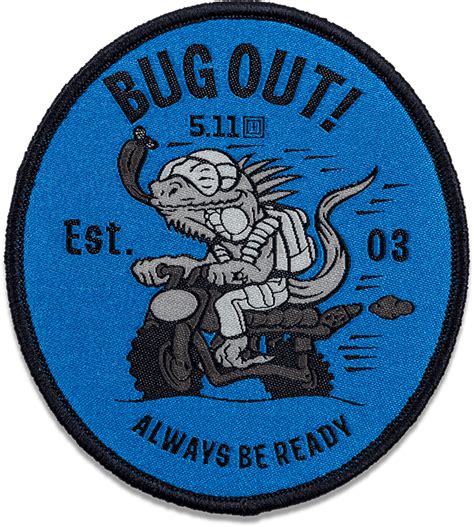 511 Tactical Bug Out Patch Morale Patches