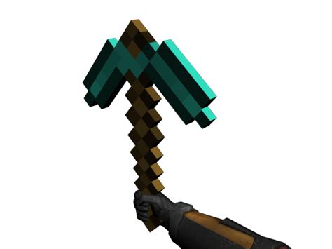Minecraft Pickaxe In Hl2 By Theonefree Man On Deviantart