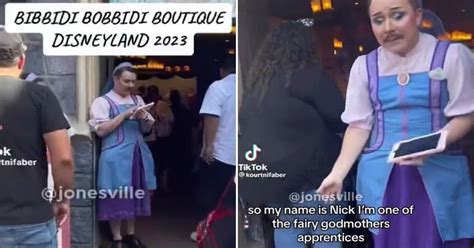 Male Disney Employee In Dress And Make Up Sparks Debate