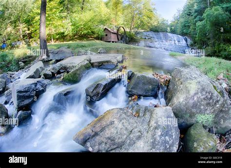 Moravian Falls Park In North Carolina Mountains Stock Photo Alamy