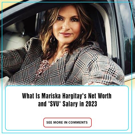 What Is Mariska Hargitays Net Worth And Svu Salary In 2023 News