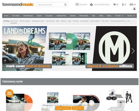 Townsend Music Online Record Store Vinyl Cds Cassettes And Merch
