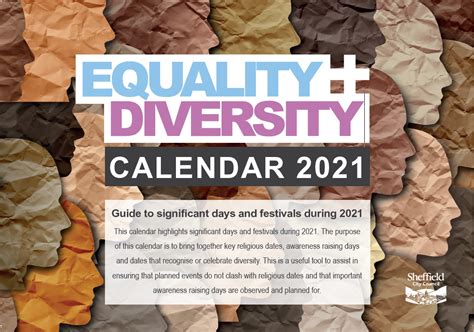 Equality And Diversity Calendar 2021 July
