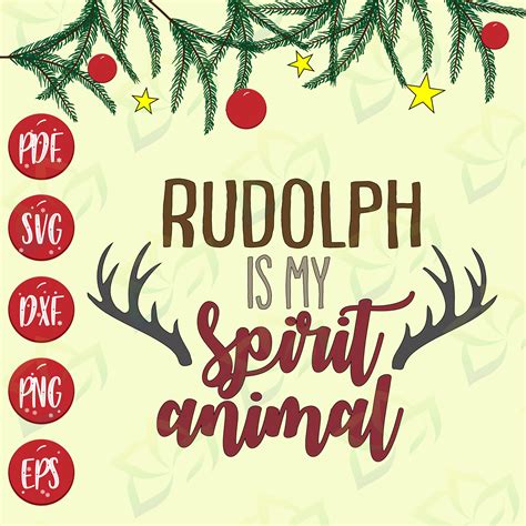 Rudolph The Red Nosed Reindeer Svg Files For Silhouette Files For