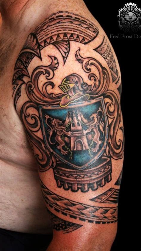 What are the types of tribal tattoos? Family tribal crescent by Fred Frost | Armour tattoo ...