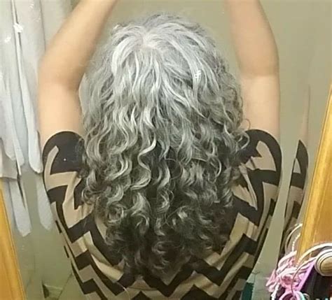 Pin By Patti Dooley On Going Grey Grey Curly Hair Long Gray Hair Grey Blonde Hair