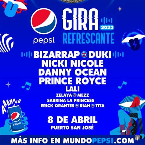 Concierto De La Gira Refrescante Pepsi 2023 Abril 2023