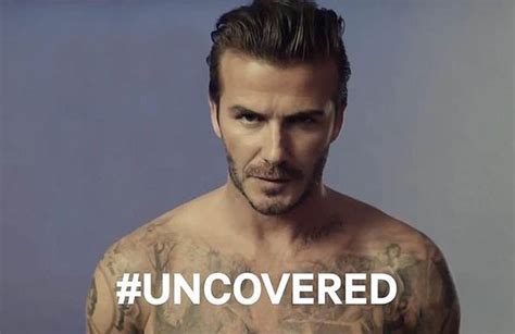 David Beckham Shows Off Toned Physique In H M Ad Where YOU Decide If He Bares All Celebrity