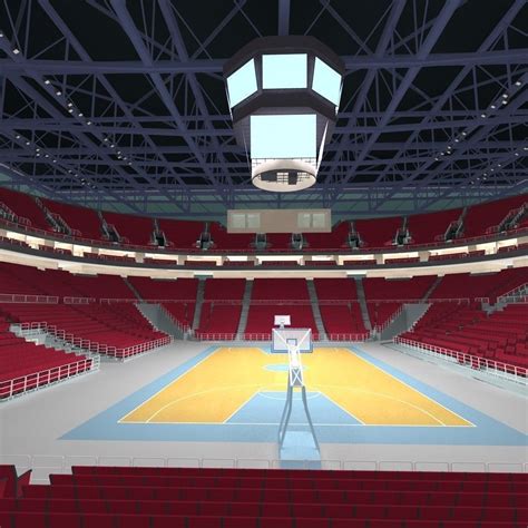 Basketball Arena 3d Model Max Obj Fbx