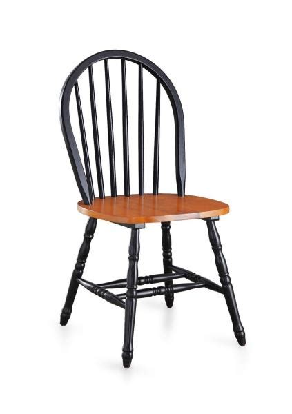 Buy windsor chair and get the best deals at the lowest prices on ebay! Set 2 Windsor Dining Chairs Oak Black Finish Wood High ...