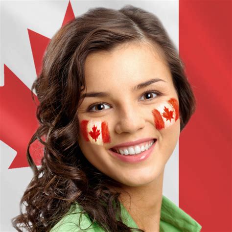 Paint Canadian Flag On Your Face With Online Photo Effect