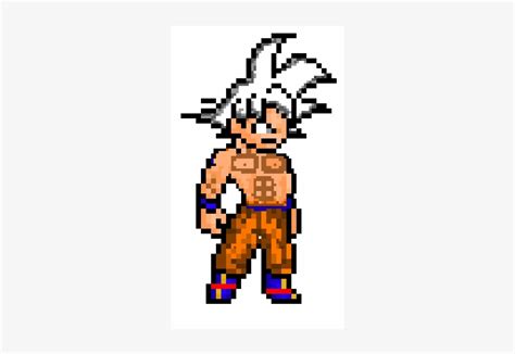 Pixel Art Dragon Ball Super Goku Ultra Instinct Images