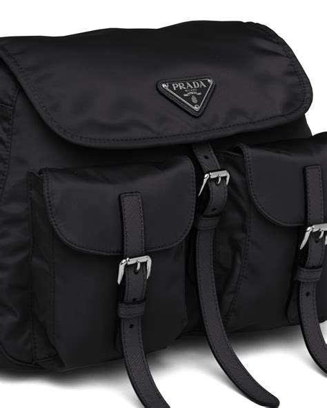 Black Nylon Shoulder Bag Prada