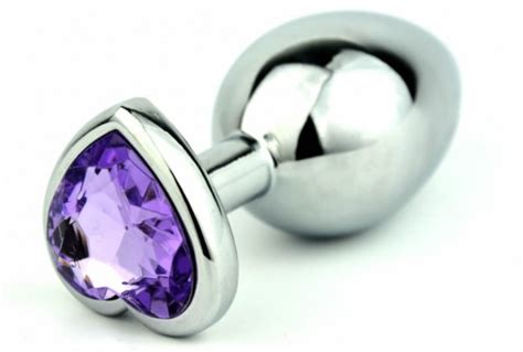 New Design Beautiful Heart Shape Jewelry Anal Plug Butt Beads Anus Bdsm