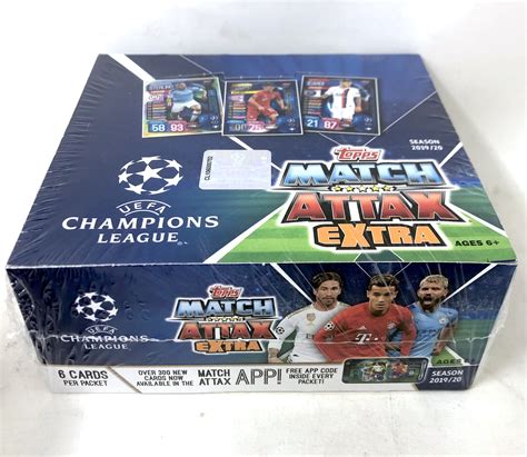 201920 Topps Uefa Champions League Match Attax Extra Retail Display
