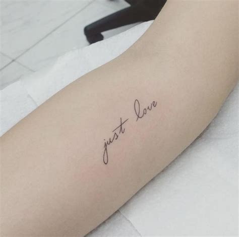 20 Beautiful Cursive Quote Tattoos With Meaning K