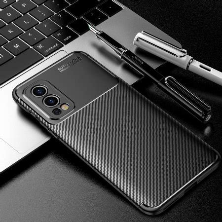 Olixar Carbon Fiber Oneplus Nord G Protective Case Black