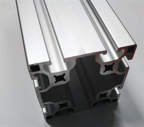 Perfil De Aluminio Ranurado 80x80 Mm Longitud 50 Cm Mercado Libre