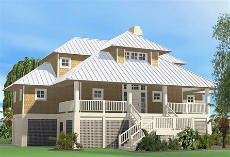 Beach House Plans On Pilings With Elevator House Design Ideas