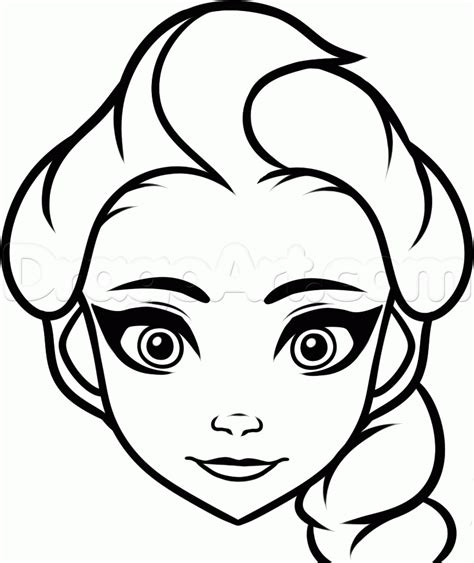 How To Draw Elsa Easy Step By Step Disney Characters Cartoons Draw