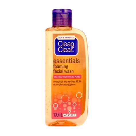 Clean And Clear Essentials Foaming Facial Cleanser 100ml Shopifull