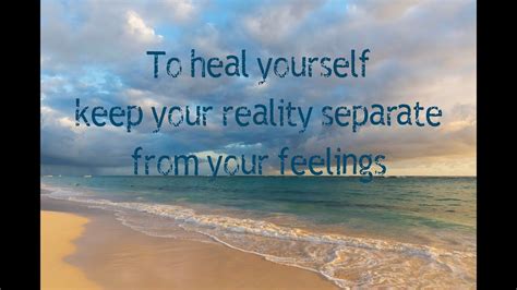 Abraham Hicks ~ To Heal Yourself Keep Your Reality Separate From Your
