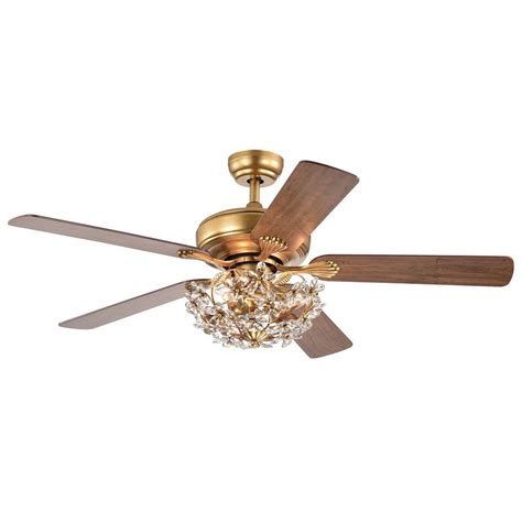 Black And Gold Ceiling Fan With Light Easily Integrate Fan And Light