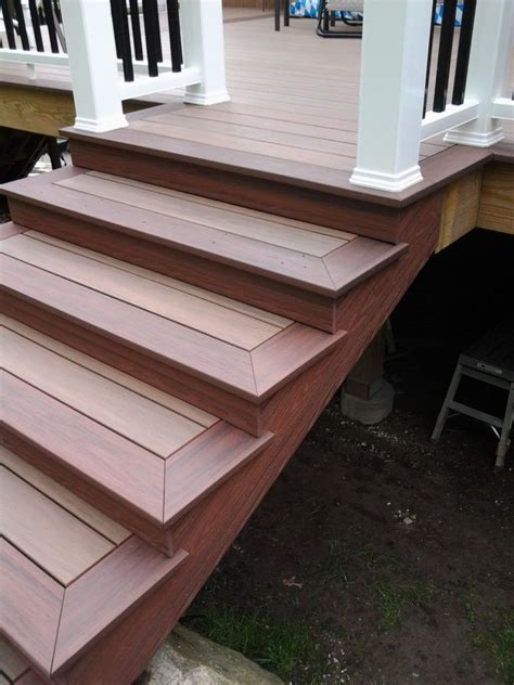 Trex Stairs Porch Stairs Deck Railings Decks Backyard Diy Deck
