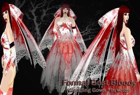 Formal Gost Bloody Wedding Dress In White024 Brand New Fa Flickr