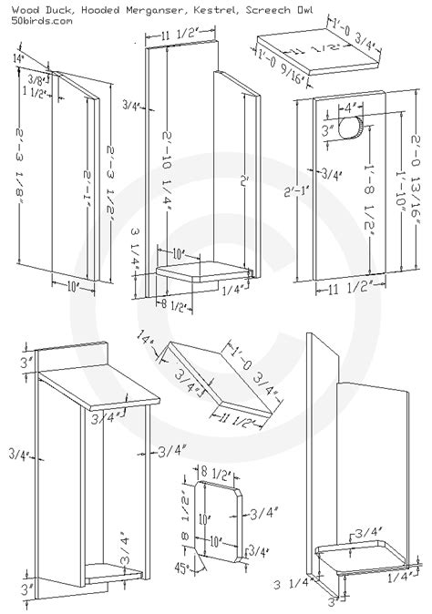 Wood projects hand tools plans for wood duck house pdf download. Wood Duck House Plans - 70birds Birdhouse Plans Index ...
