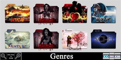 Genres Folder Icon Pack By Meyer69 On Deviantart