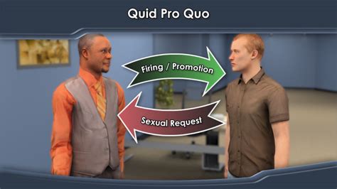 Legal definition of quid pro quo sexual harassment: Sexual Harassment Training Video - Convergence Training