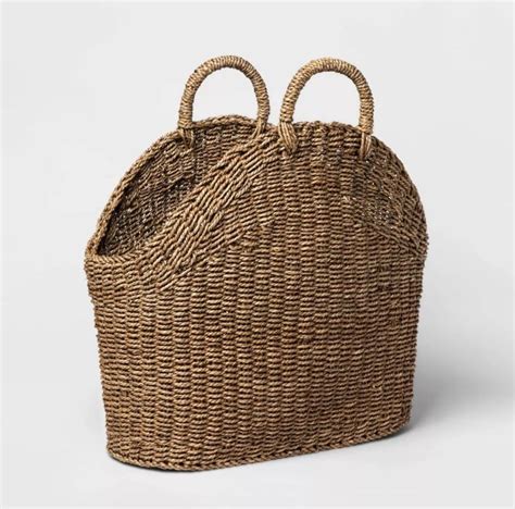 A Woven Market Basket Sure To Keep Future Guests Guessing Is It A