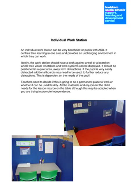 Individual Work Station By Brentknoll Teaching Resources Tes