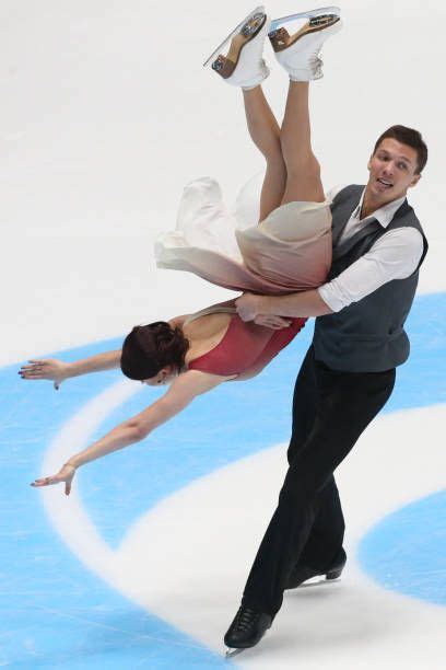 Yekaterina Bobrova And Dmitry Solovyov Perform Free Dance At The Russian Figure Skating