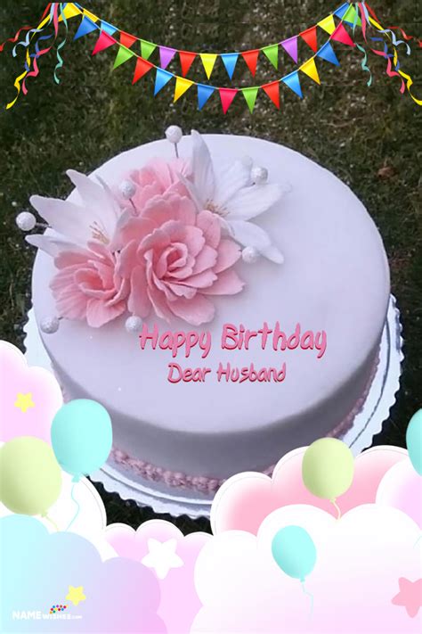 Special Happy Birthday Wishes And Chocolate Cake For Dear Husband