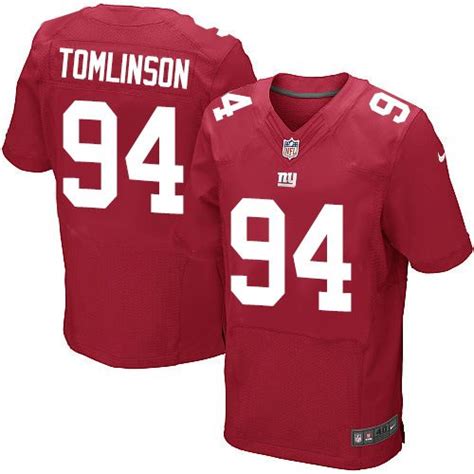 Mens Nike New York Giants 94 Dalvin Tomlinson Elite Red Alternate Nfl
