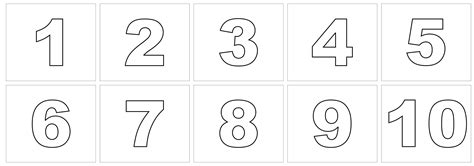 10 Best Large Printable Numbers 1 9 For Free At