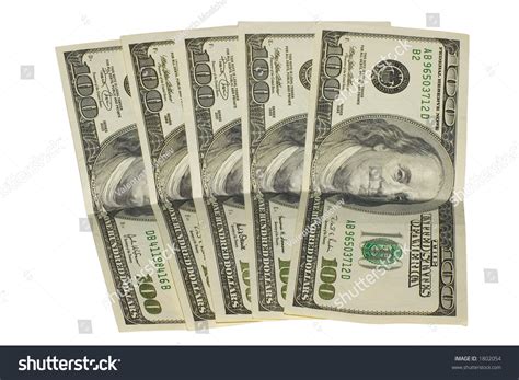 The Five Hundred Dollars Isolated Stock Photo 1802054 Shutterstock