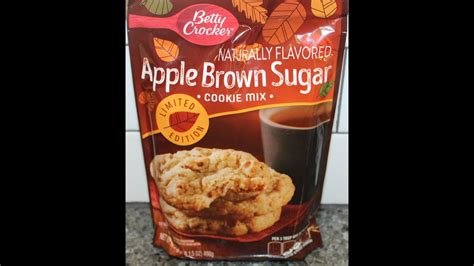 Betty Crocker Apple Brown Sugar Cookie Mix Review Youtube