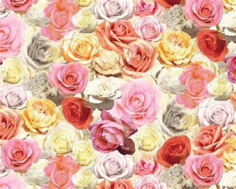 Roses Floral Allover Flower Fleece Fabric Fabric Flowers Fabric