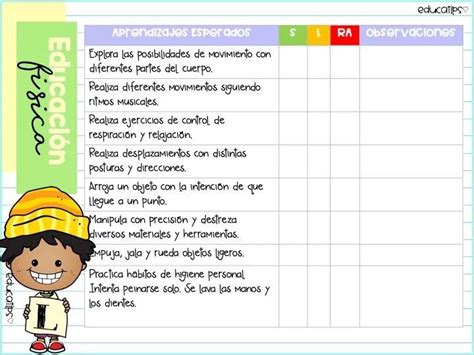 Pin de Maestra Anita en Evaluación Educación física preescolar Evaluaciones para preescolar