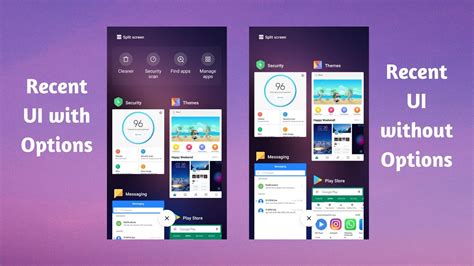 Miui 10 Recent Ui With Options Or Without Options